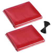 VEVOR 2PCS Welding Curtains, 1.74 x 2.34m Welding Screen Curtain raudona