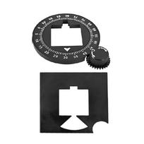 BAAJ-For Eureka Grinder Setting Dial With Lid Plastic Adjustment Dial For Eureka Mignon Specialita MMG Grinder Accessories juoda