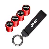 Automobilio padangų ratų vožtuvų dangteliai Dangtelis Automobilio raktų pakabuko žiedas Raktų pakabukas Jeep Wrangler Grand Cherokee Avenger Compass Wagoneer Gladiator