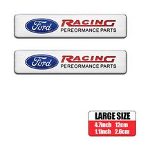 For Ford Focus Fiesta Ranger Mondeo Mustang Kuga XCVDW3 Smax ST Edge Aluminum Car Body Trunk Sticker Badge Decoration Auto Accessories