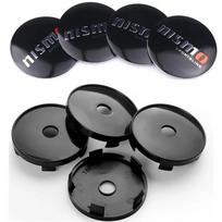 4pcs 56/60mm For Nissan Nismo GTR Versa Almera X-Trail Xterra Qashqai Note Car Wheel Hub Caps Emblem Badge Stickers Decoration