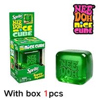Sensory Cube Anti-Stress Needoh Nice Cube, Desktop Toys  And Improve The Attention Of Adults And Children. blue