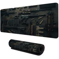 Firearms Mouse Pad Large Computer Office Game Table Mats XXL Rubber Antislip Gaming Keyboard Mousepads Long Desk Pads 800x300x2mm