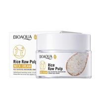 BIOAQUA Rice Raw Pulp Neck Cream: Moisturizing & Firming Neck Cream with Rice Polypeptide for Neck Lines, Hydrating & Tightening, 60g white