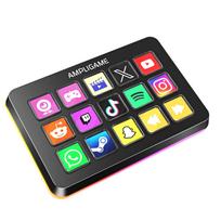 FIFINE D6 15-Key Programmable Macro Board for Streaming, Gaming & Editing, Customizable Shortcut Keyboard for OBS/Twitch/YouTube juoda