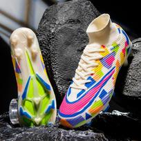 Assassin 15th generation high-top fg nails knitted surface men's and women's sports training matches football special shoes 37 white