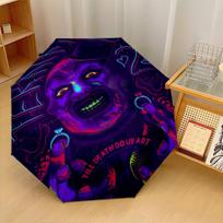 Terrifier Art the Clown Windproof Auto 8 Rib Folding Umbrella Portable Outdoor Parasol Three-fold umbrella