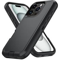 Skirta iPhone 11 12 13 14 15 Pro Max X XS XR XSMAX 7 8 Plus SE2 SE4 Šarvuotas Smūgiams Atsparus Defender Dėklas Sunkiosios Klasės Tvirtas Atsparus Dulkėms Dangtelis iphone XSMAX
