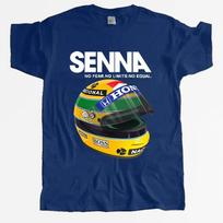 Vyriškas vasarinis medvilninis marškinėlis Ayrton Senna šalmas Tee Viršūnės Drabužiai 1 Lenktyninis automobilis Vyras Apvalus kaklas Trumpomis rankovėmis T marškinėlis Populiarus Didelis dydis XL white