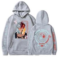 Anime My Hero Academia Todoroki Shoto Cool Hoodies  Autumn Winter Fleece Streetwear XXXL white