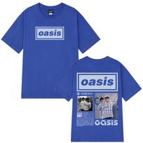 2025Summer O-Oasis Rock Band for Men Women British Music Albums Vintage Tees Crew Neck Short 100% Pure Cotton Breathable T-shirt S white