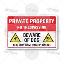 No Dogs Allowed Metal Sign Beware of Dog Private Property Warning Plaque Alert Dog-Free Zone Security Keep Dogs On Lead 20x30cm
