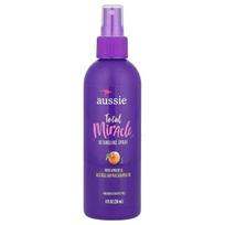 Aussie, Total Miracle purškalas plaukams iššukuoti su abrikosų ir australinių makadamijų aliejais, 8 fl oz (236 ml) purple