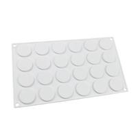 Silicone Mold Scrapbooking Resin Casting Wax Sealing Mat for Wax Seal Stamp 24-Cavity Silicone Mat white