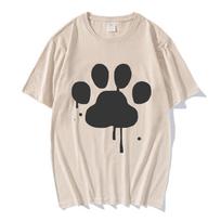 MEWGENicS Game Print T-shirt Short Sleeve Cotton Fashion Tshirts Casual Men/Women T Shirt Unisex Streetwear XS smėlinė