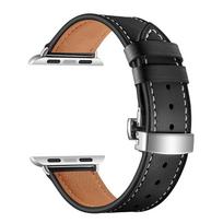 Leather Strap For Apple watch ultra 2 band 49mm 45mm 41mm 44mm 40mm 42mm bracelet correa watchband iWatch series 8 7 9 SE 6 5 4 42mm 44mm 45mm 49mm black