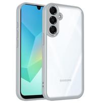 Skirta Samsung Galaxy A27 dėklas Galaxy A26 telefono dėklas Galaxy A16 a17 5G dangtelis Oro pagalvėlė Silikoninis buferis Skaidrus matinis galinis dangtelis Kietas Galaxy A26 blue