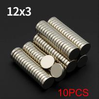 12x3mm Galingas Neodimio Magnetas N35 NdfeB Nuolatinis Magnetinis imanes Apvalūs Super Stiprūs Šaldytuvo Magnetai PASIDARYK pats