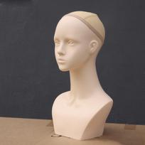 Mannequin Head Manikin Wig Display Stand Professional Holder,Female Rack for beige