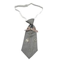 Breathable Polyester Unisex Necktie Gentle On Skin Suitable For Weddings Interviews School Event pilka spalva