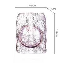 Crystal Glass Vase Transparent Ice Cubes Square Crystal Flower Arrangement Ocean Hydroponics Terrarium Flower Vases Pots white
