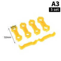 5Pcs Rutin Chicken Leg Corrector Non-Toxic Chick Leg Stabilizer Fix Eight-Character Legs for Parrot Small Poultry Breeding A1 yellow