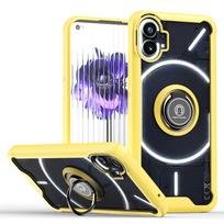 Applicable to Nothing Phone 1 mobile phone case Qiying generation anti-drop magnetic suction bracket solid color protective cover Nothing Phone 1 geltona
