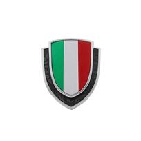 Ženklelis Lipdukas Skydas Stilius Italija Italijos Nacionalinė Vėliava Sparnas Šoninė bagažinė Vardinė lentelė Lipdukas Emblema sidabras