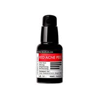 DERMA FACTORY Red Acne Peel Exfoliating Smoothing 30ml Peeling Serum K-Beauty black