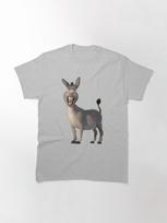 Shrek Donkey- SHREK Classic T-Shirt S viržių pilka spalva
