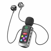 Noise-Canceling Karaoke Headphones Microphone Gaming Headsets Wireless Headphones  Multi-system Use black