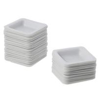 100pcs New Plastic Weigh Boat Set 7ml White Weighing Dishes Scale Tray Measuring Storing Powders Liquids ruda