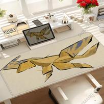 Monster Hunter Wildlands Game Mouse Pad Tapetes De Mesa Teclado Borracha Kawaii Tapete De Mesa Antiderrapante Xxl900x40cm 800x300x2mm