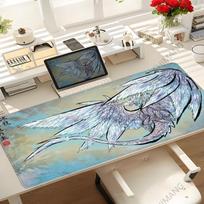 Monster Hunter Wildlands Game Mouse Pad Tapetes De Mesa Teclado Borracha Kawaii Tapete De Mesa Antiderrapante Xxl900x40cm 800x300x2mm