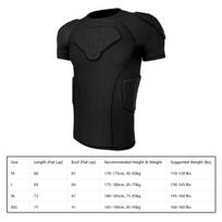 Padded Shirt with EVA Padding Safeguarding Apparel Athletic for Athletes