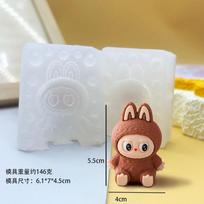 Cartoon Characters Silicone Mold Fondant Chocolate Cake Decor Mould Plaster Soap Candle Molds Handmade Squishy Squeeze Toy Tools