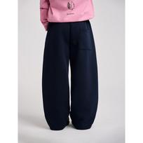 Kids Color Block Patchwork Loose Sports Sweatpants Unisex Children Casual Outdoor Pants 170cm violetinė