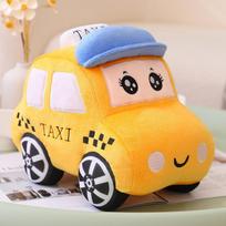 New Taxi Doll Plush Toy Rag Dolls for Children Comfort Ambulance Car Plush Dolls 30cm gray