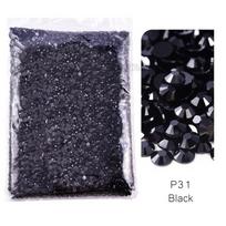 Jelly Resin Flat-Bottomed Diamond, Nail Art Beauty, Mobile Phone Case Decorative Rhinestone Diy Decorative Clothing Accessories SS30-6mm 5,000 pieces half pack gray