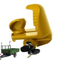Priekabos kablys Užraktas reguliuojamas kablys RV kablys Priekabos priedai Apsaugos nuo vagystės užraktas Valtims, automobiliams, RV geltona