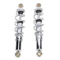 1 pora 280 mm galinio amortizatoriaus 10 mm skylė reguliuojamas slopinimas Tinka Monkey motociklui Z50 CT70 ST50 white