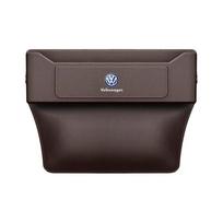 Volkswagen Automobilio Sėdynės Tarpo Organizatorius Odinė Laikymo Dėžutė Interjero Aksesuarai Volkswagen Golf Polo Passat Tiguan Touran Jet ruda