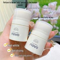 NOVO Fluffy Pink Hair Powder for Easy, No-Wash Volume and Bangs Styling. 8g white