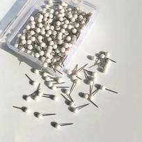 200pcs Creative Pin White Pin Pearl Pin Map Pin Fixed Small Fishing Pin Main Axis Fixed Pin China Mainland gray