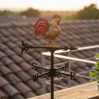 Vėjarodis Kalvio ketaus Metalinis Atsparus oro sąlygoms Stogo tvirtinimas Vėjo indikatorius Rooster T170