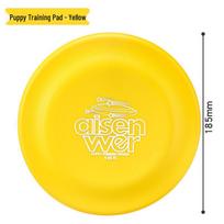 Aisenweil Professional Freestyle Puppy Training Frisbee for Border Collies yellow