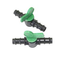 6pcs DN16mm pipe valve connector  Switch Barb Garden Irrigation System Flow Control Valve Quick Connector Fittings Closure Tool 13mm blue