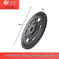 Wanchuang Accessories Kit for Dreame X40/X40Pro: Side Brush, Mop, Dust Bag, Roller Brush, Dustbin gray