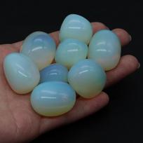 Natural Tumbled Stones Bulk Polished Rocks Gemstones Assorted Healing Crystals for Home Garden Tank Aquarium Decoration (as the picture,1 pc) gray