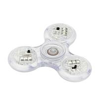 Žaislai Kūrybiški žaislai 1/2 vnt. LED Fidget Spinner Streso mažinimo Šviečiantis Fidget Jutiklinis Streso mažinimui Įrenginys suaugusiems Vaikams Dovana balta